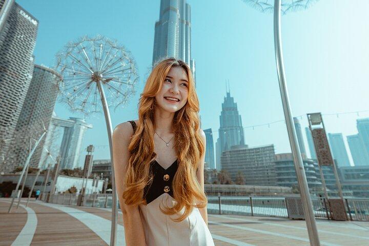 Dubai Burj Khalifa Portrait Sesión de fotos