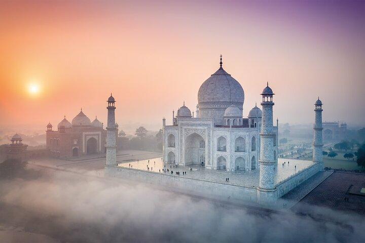 Skip the line-Taj Mahal dagstur med tog