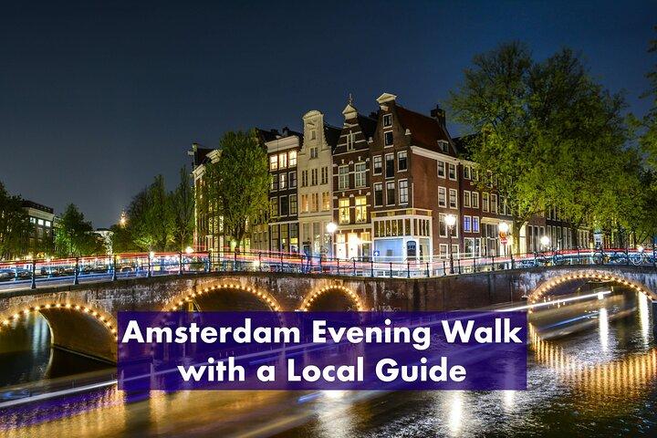 Amsterdam aften gåtur med en lokal guide