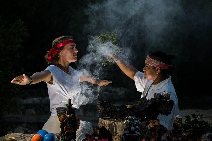 Ceremonia Maya en Tulum. Temazcal, Cena y recogida incluidos.