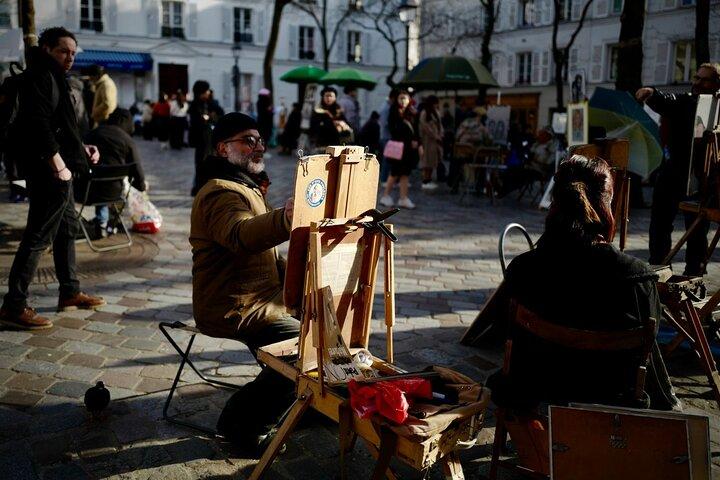 Montmartre Walking Tour Uma vista artística de Paris