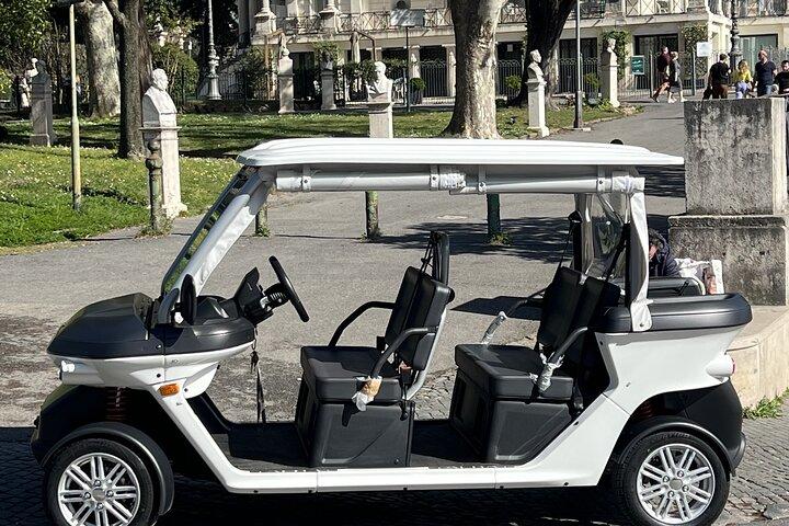 Carrito de golf por la Roma Imperial