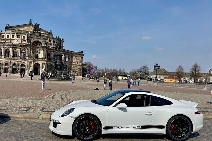 Dresdens höjdpunkter och Deutschlandring Porsche 911 Experience Drive