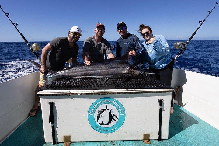 オアフ島ノースショアでの深海釣り