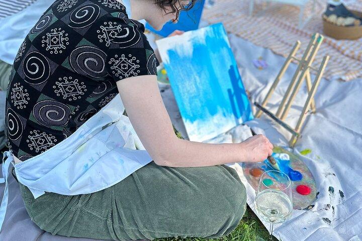 Paint 'n Sip Picnic no Parque Sempione