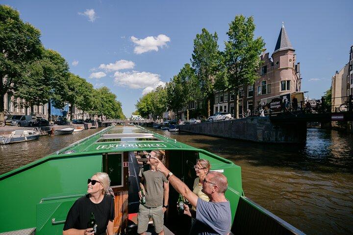 Amsterdam : Crociera sul Canale Heineken + Bevande e Guida Live