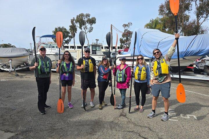 Dana Point Kayak ed escursione costiera con avvistamento di leoni marini