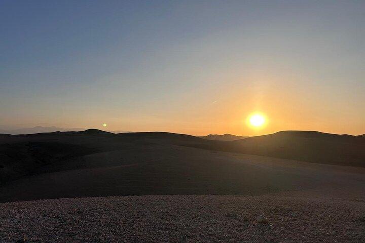 Från Marrakech: Sunset Camel Ride i Agafay Desert