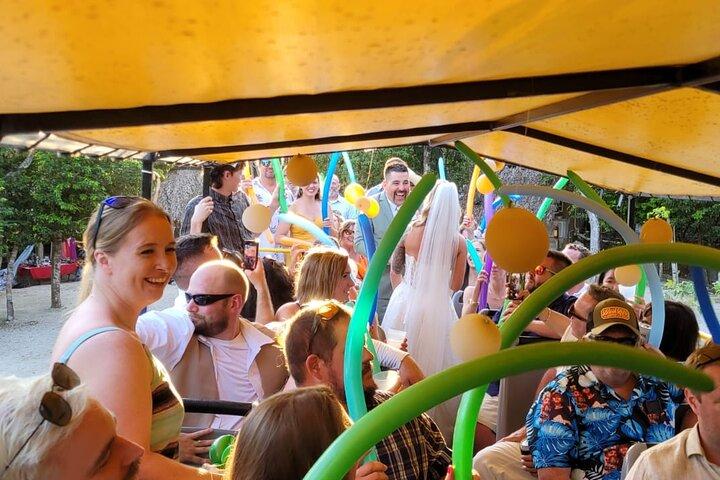 Privéfeestbusloop in Cancun