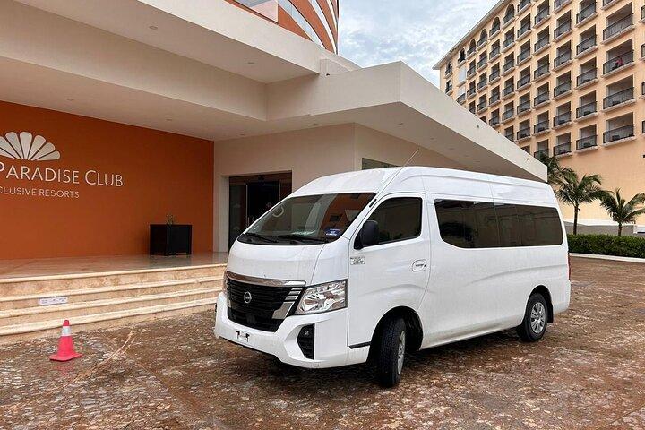 Privétransfer van de luchthaven van Cancun naar de hotels van Cancun