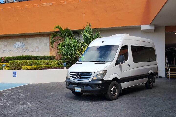 Privétransfer van de luchthaven van Cancun naar de hotels van Cancun
