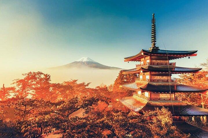 Mount Fuji Tour: Chureito-pagoden Oshino Hakkai och Kawaguchikosjön