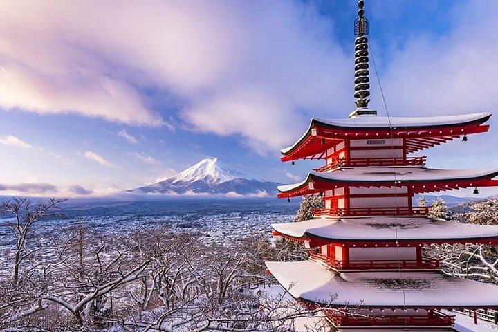 富士山ツアー：忠霊塔押野八海＆河口湖