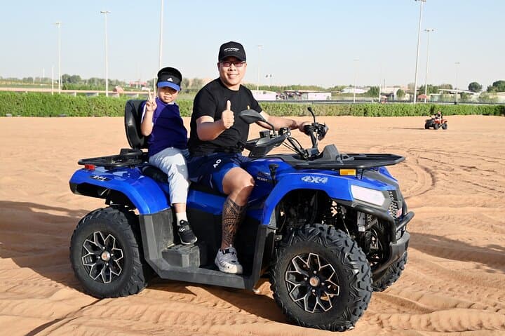 Short Desert Tour with Quad Bike Camel Ride Sandboard & Sunset