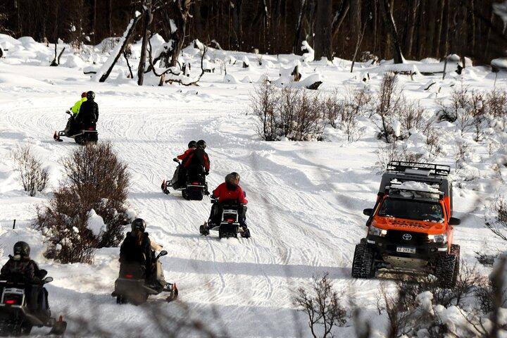Intera giornata di neve con pranzo Motoslitta e slitta