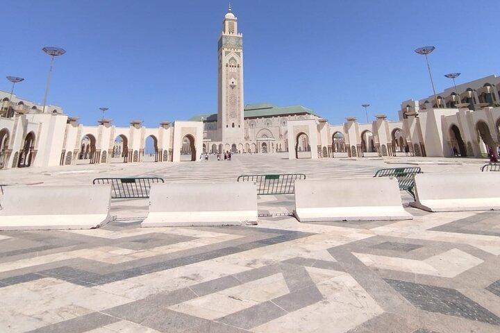 Excursion d'une journée de Rabat à Casablanca avec billet pour la mosquée Hassan II