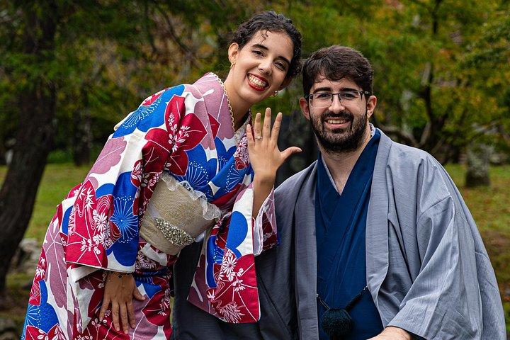 日本でのプライベート提案写真撮影