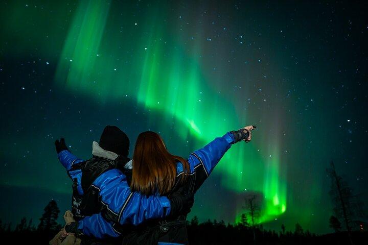 Rovaniemi : visite privée des aurores avec observations garanties
