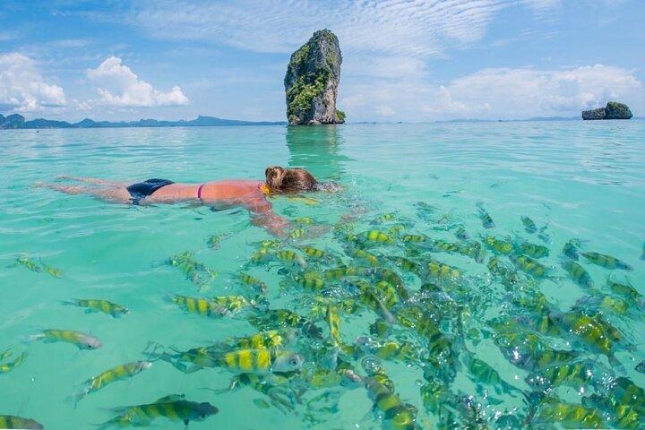 Krabi 4 Islands by Longtail Boat inkluderer frokost og snorkling