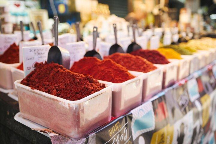 カーメルマーケットハイライトツアーテルアビブの料理の旅