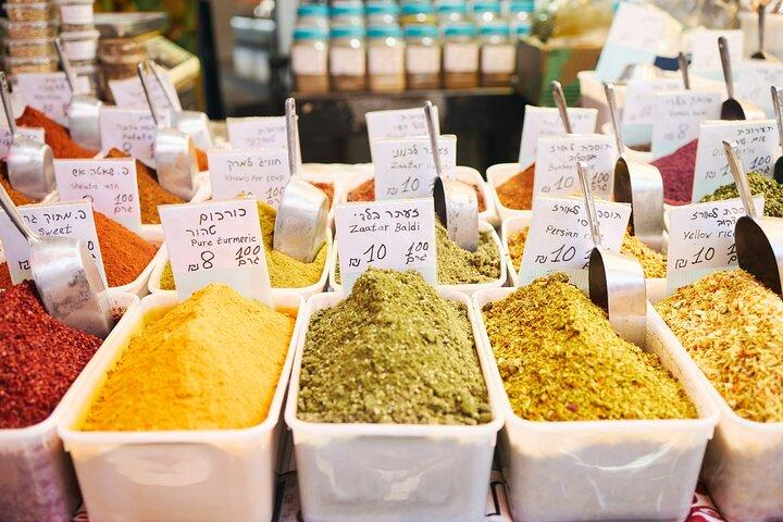 カーメルマーケットハイライトツアーテルアビブの料理の旅