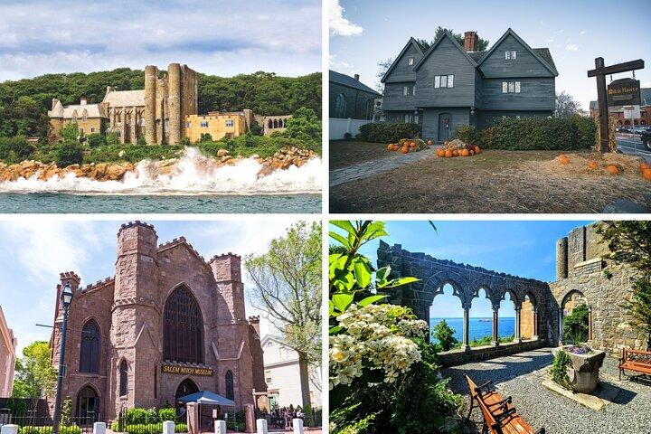 Liten grupp dagstur till Salem och Hammond Castle från Boston