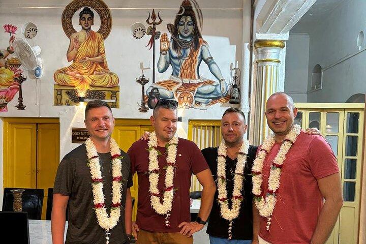 Varanasi-templer og bysightseeing-vandretur
