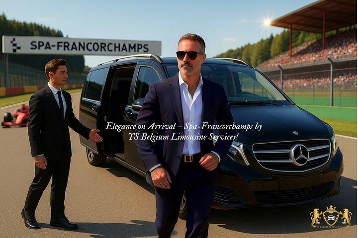 Trasferimento privato da Bruxelles al circuito SPA-FRANCORCHAMPS Belgio Auto di lusso