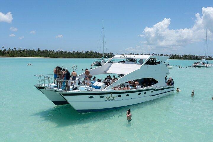 Isla Saona Privé-catamaranervaring van een hele dag