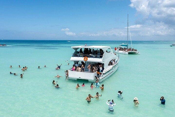 Isla Saona Privé-catamaranervaring van een hele dag