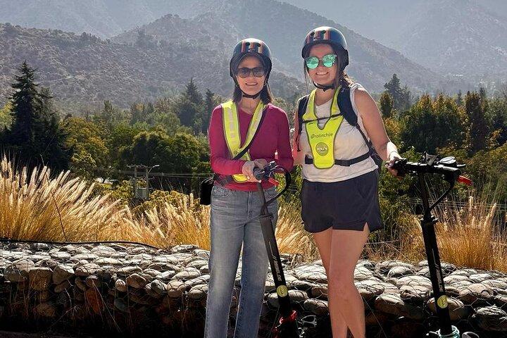 City tour Santiago en scooter eléctrico, Naturaleza y ciudad