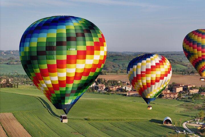 Luchtballonvlucht boven Florence