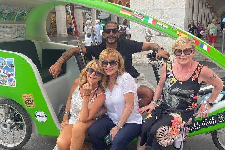 Tour guidato in taxi in bicicletta ecologico da Nizza