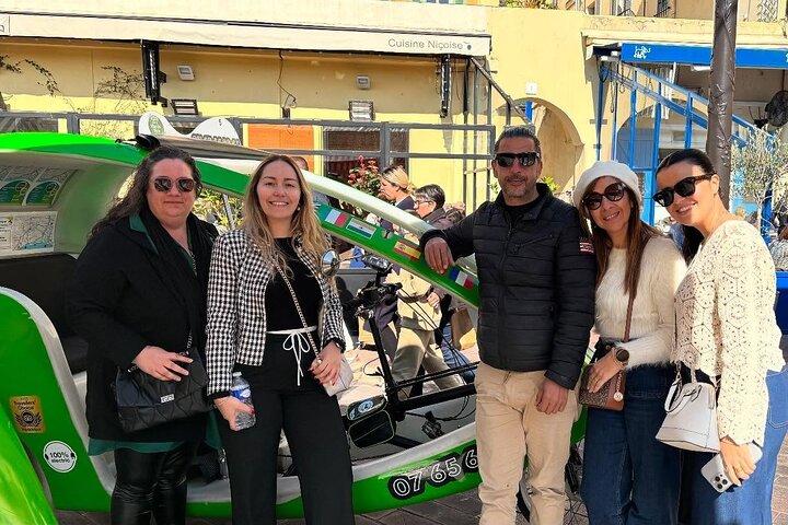 Tour guidato in taxi in bicicletta ecologico da Nizza