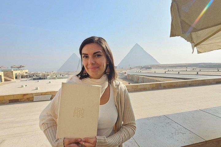 Private Giza Pyramids tour, Khufu Restaurant Breakfast, Opt. GEM