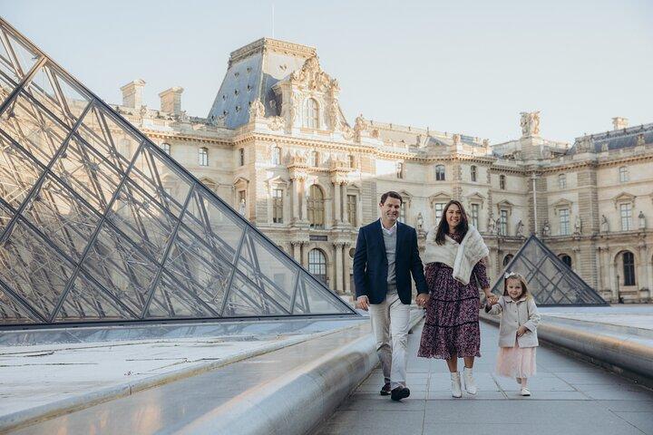 Paris - Familienfotoshooting mit kinderfreundlichem lokalen Fotografen