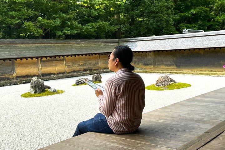 京都：龍安寺、90分で巡る禅園ガイドツアー
