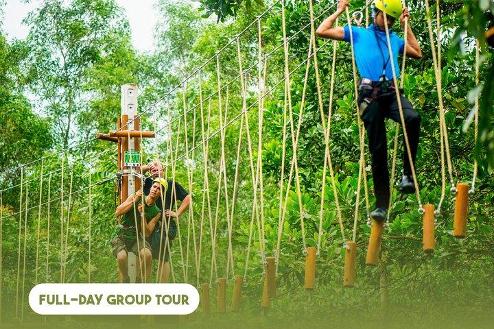 Hot Springs en Zip Line Adventure dagtour