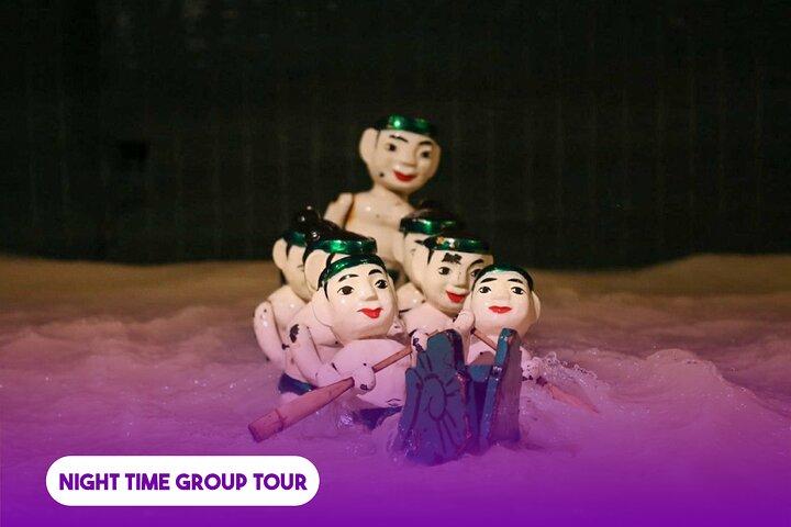 Autentica cena vietnamita e spettacolo di marionette sull'acqua