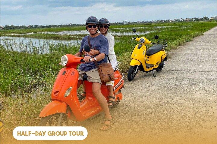 Halve dag elektrische scooter platteland avontuur in Hoi An