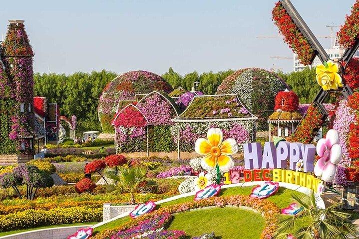 Skip the Line billet til Dubai Miracle Garden og transfer mulighed