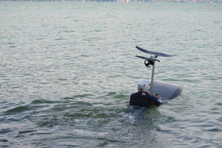 Clase de surf en el Lago de Como con Aperitif