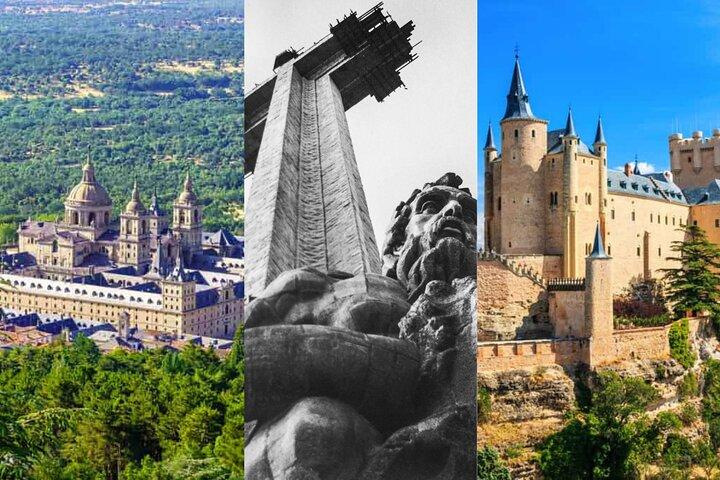 Desde Madrid Excursión de un día a El Escorial Valle de los Caídos y Segovia