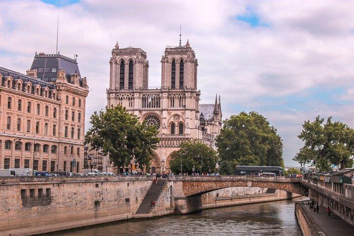 Parijs Notre Dame-kathedraal en Île de la Cité Begeleide wandeltocht