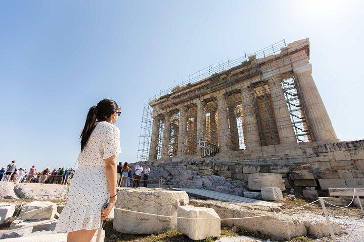 Früher Zugang zur Akropolis & Parthenon Walking Tour auf Spanisch