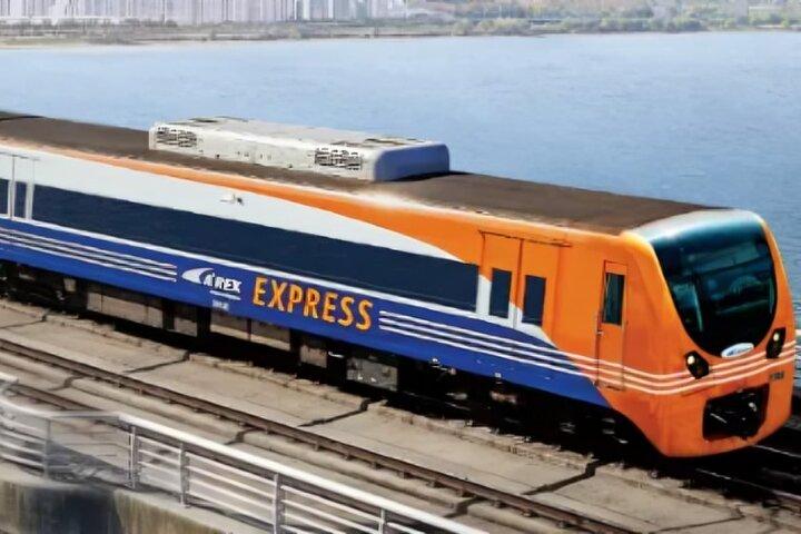 Sydkorea AREX Express Tåg från Incheon Airport till Seoul