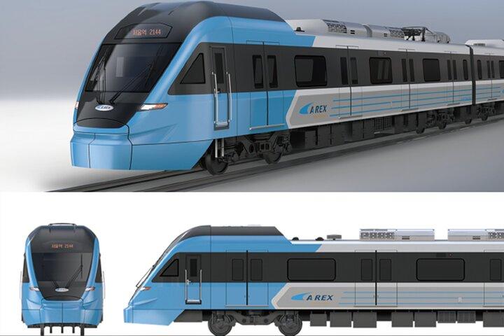 Corée du Sud AREX Express Train de l'aéroport d'Incheon à Séoul
