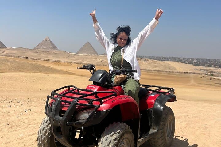 Giza Pyramids & The Sphinx with ATV Quads, Shopping and Camels