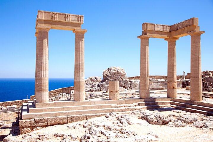 Lindos Acropolis Tour Autoguiado com 3D e Áudio (Sem Bilhete)