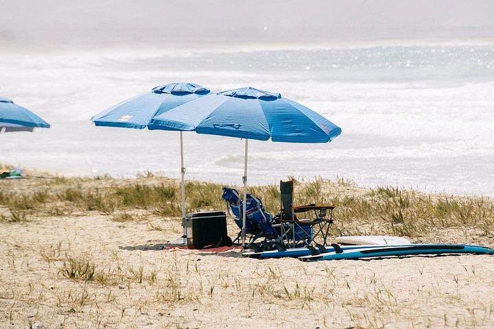 Exclusive Surf lesson on 4x4 round trip transportation